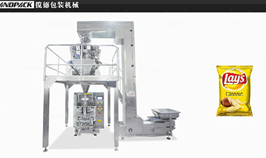 薯片包裝機視頻，佛山攬德包裝機廠家